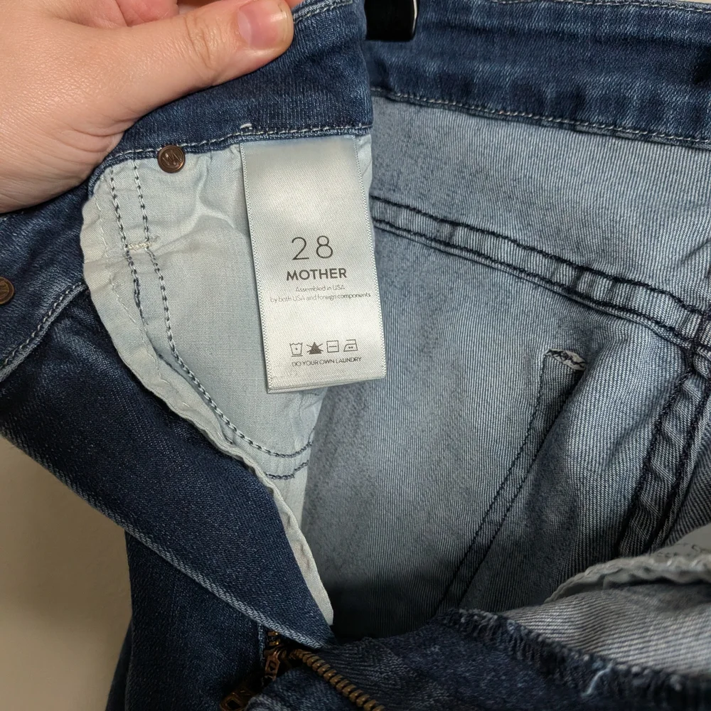 MOTHER Dark Blue Ankle Jeans - Picture 4 of 4